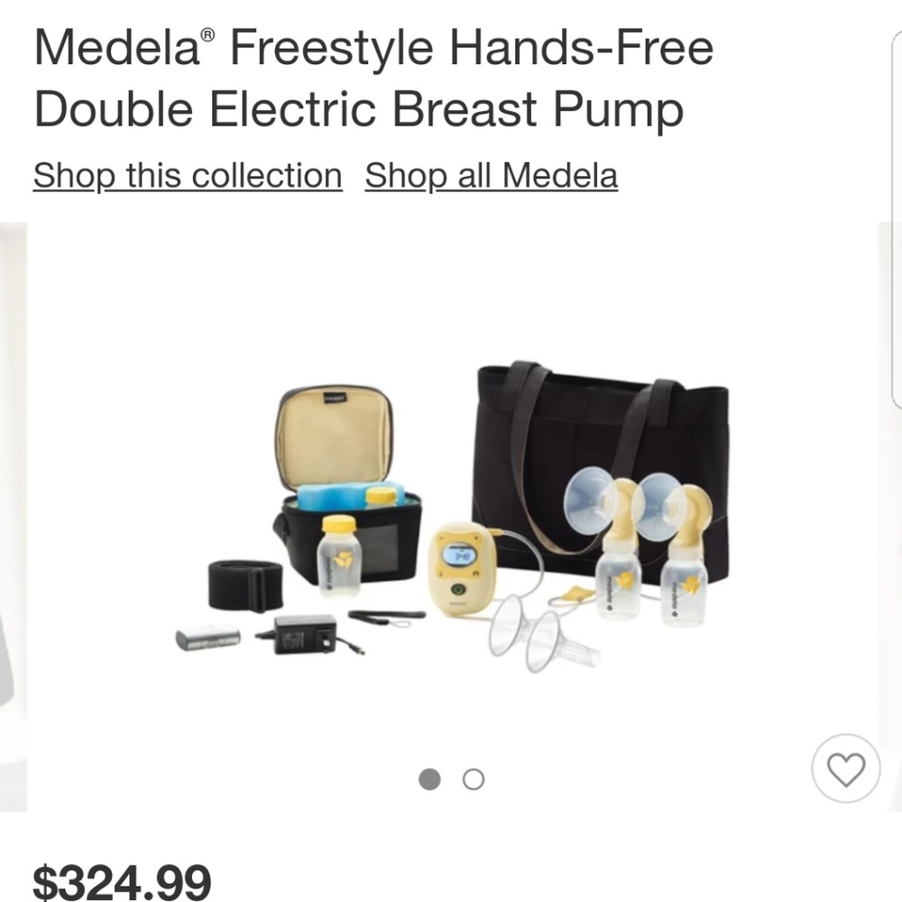 Medela freestyle hands free pump READ DESCRIPTION